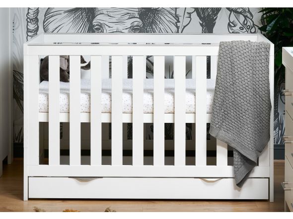 Obaby Nika Cot Bed & Under Drawer
