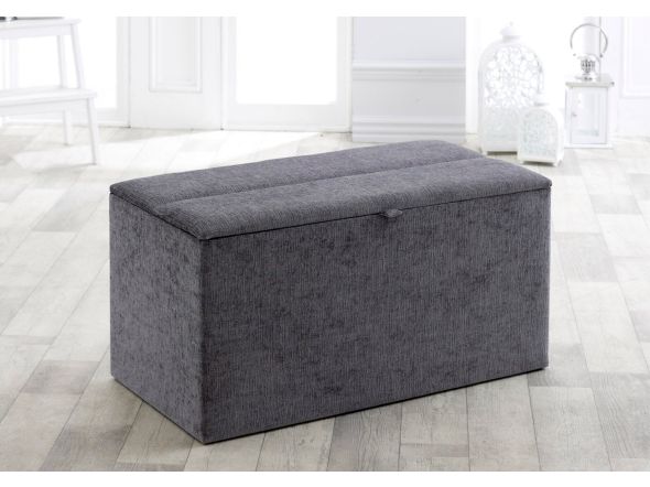 Vogue Beds Nova Blanket Box Upholstered blanket box available in 2 sizes beech lined a wide range of fabric options and colours