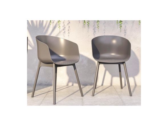 Novogratz York Indoor/Outdoor Dining Chairs Set of 2