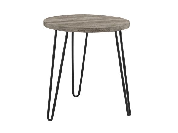 Dorel Owen Retro Round End Table