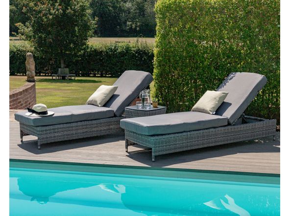 Maze Santorini Sunlounger Set