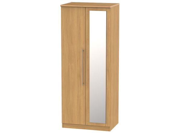 Welcome Furniture Sherwood Wooden 2ft6in Mirror Robe