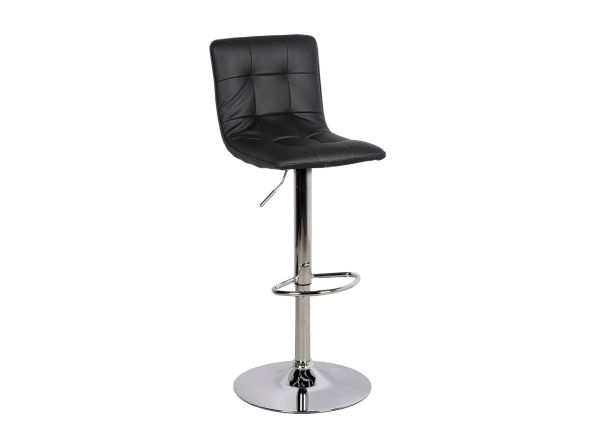 LPD Vigo Bar Stool Black Faux Leather